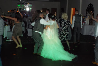 Dancing at a Wedding Disco - Sketchley Grange, Hinckley, Leicestershire
